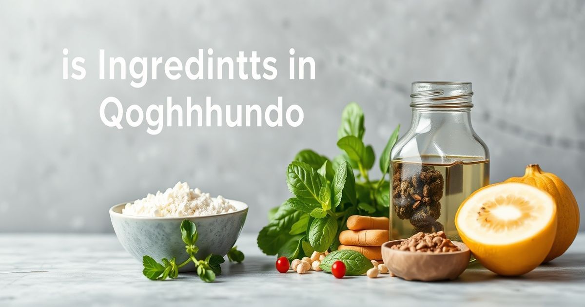 Is Ingredients in Qoghundos Good? A Comprehensive 2026 Analysis
